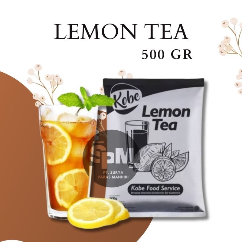 

Lemon Tea Kobe 1/2 kg/Lemon Tea Powder 500 gr/ Bubuk Teh Lemon/Minuman Serbuk Lemon Tea