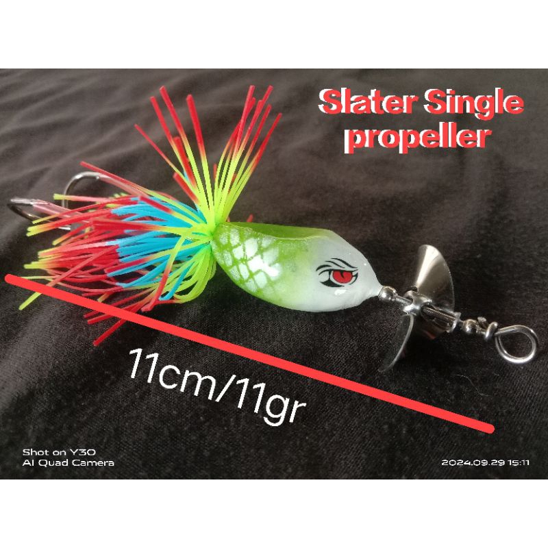 Mini slater Single propeller umpan gabus dan toman