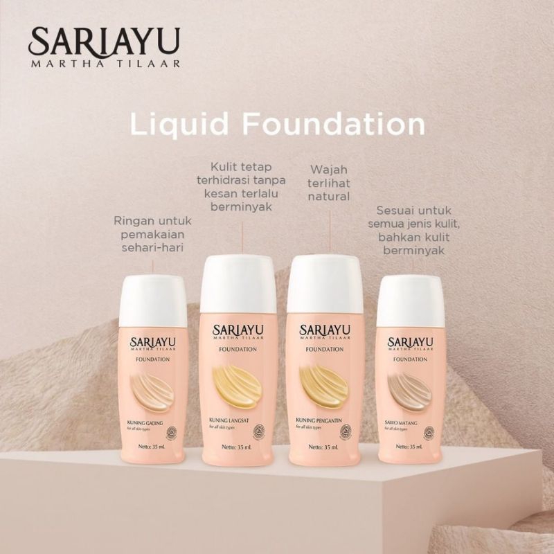 SARIAYU liquid Foundation