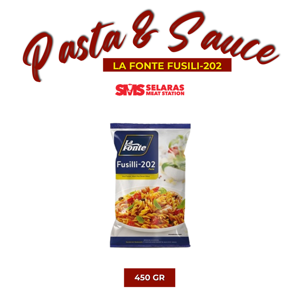 

La Fonte Fusili-202 Pasta Fusili 450 gram