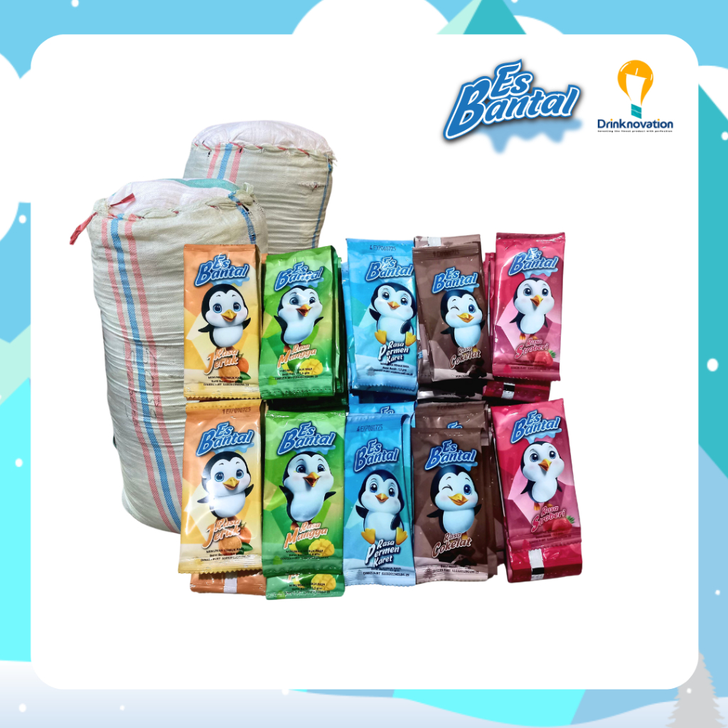 

1 Karung Es Bantal 7680pcs (32 bal x 240pcs) GRATIS Banner Promosi