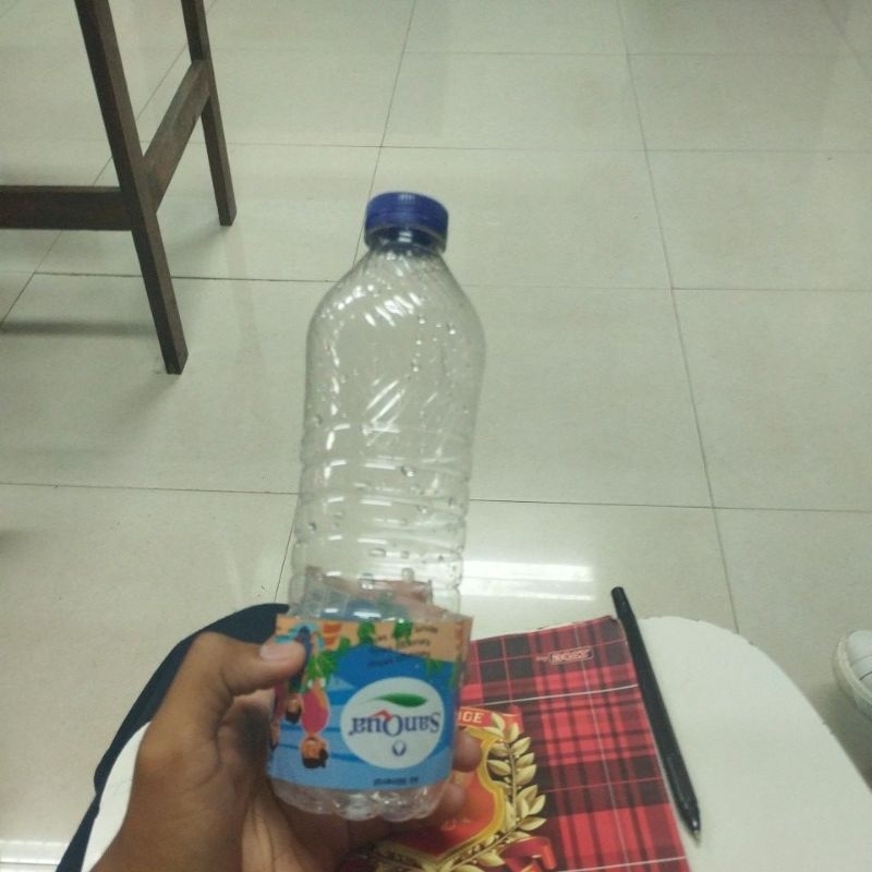 botol sanqua terbalik