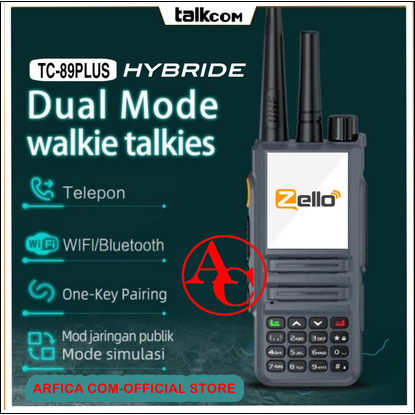 HT POC TALKCOM TC89 PLUS UHF 400 ORIGINAL GARANSI RESMI TALKCOM TC 89 PLUS UHF 400 HYBIRD