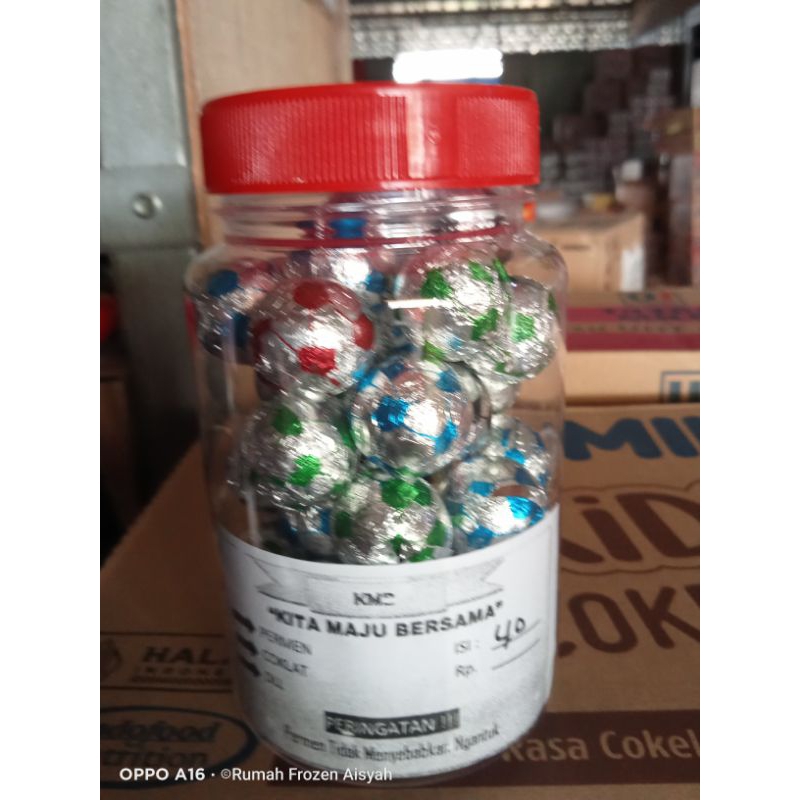 PERMEN COKLAT BALL isi 40