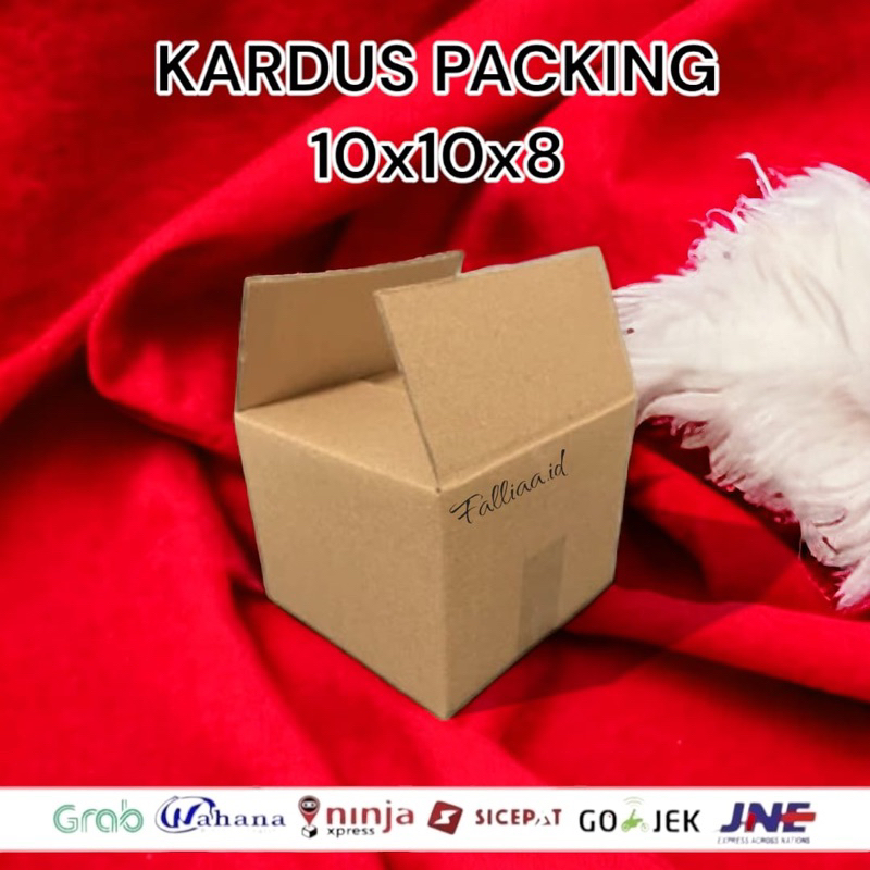 

[COD] Kardus Packing uk 10x10x8 cm | Box Packing Acc dan Kecantikan