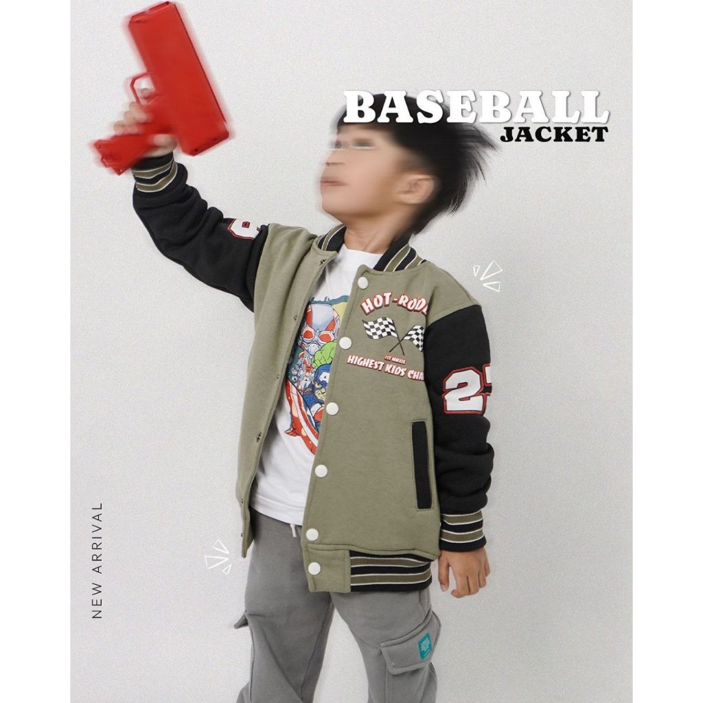JACKET BASEBALL ANAK - JACKET ANAK COWOK CEWEK KEREN CASUAL JACKET BASEBALL LAKI-LAKI