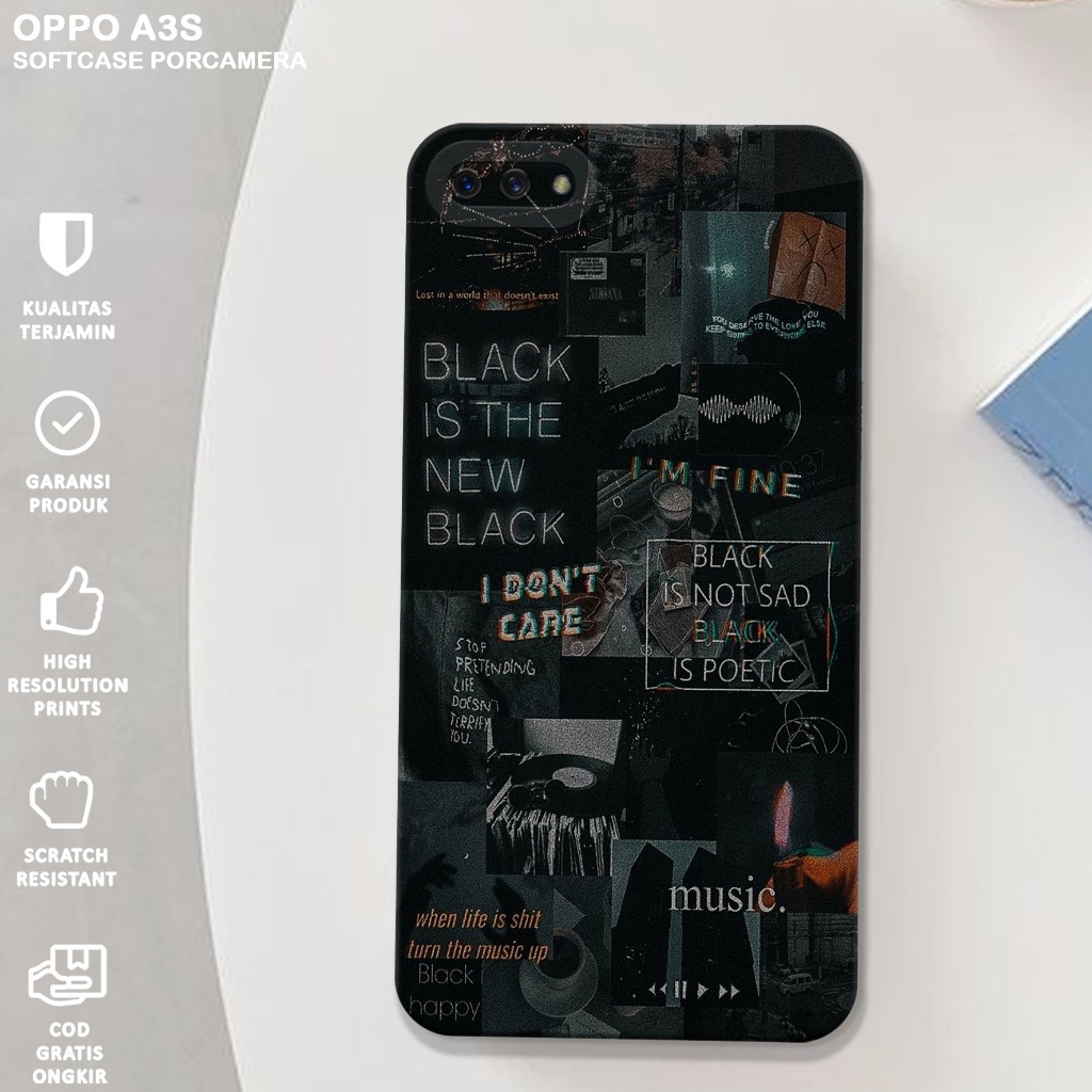 SOFTCASE OPPO A3S - Case Pro Camera Oppo A3S Motif AESTHETIC - Case Hp Oppo A3s - Casing Hp Oppo A3S