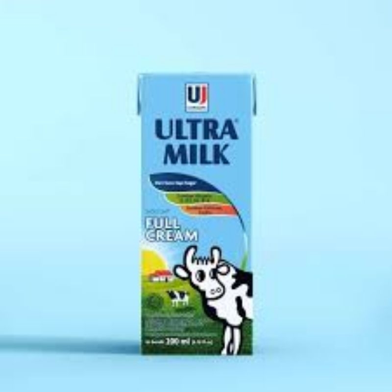 

SUSU ULTRA PLAIN(FULL CREAM 200ML)