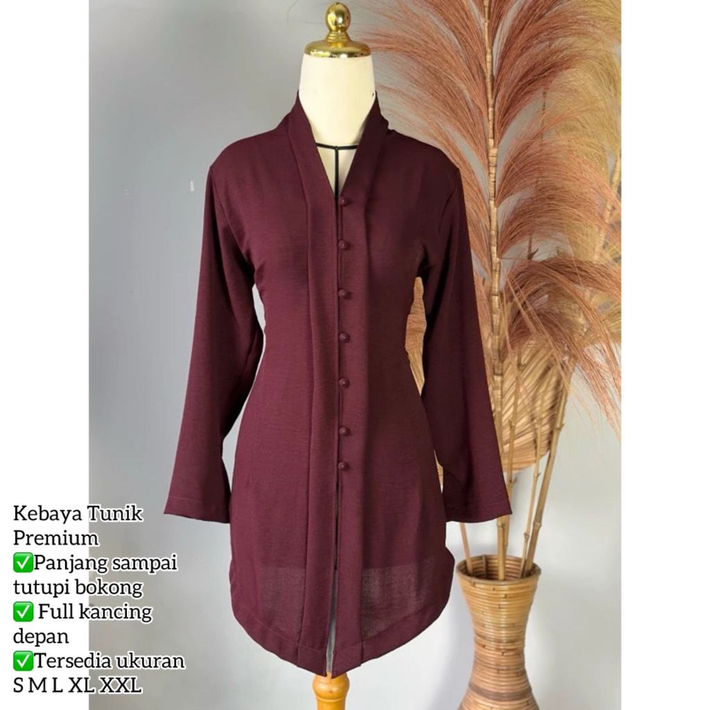 Terlaris Kebaya Tunik Termurah Kebaya Modern Bali Untuk Wanita Muslim Berhijab Baju Kebaya Kondangan