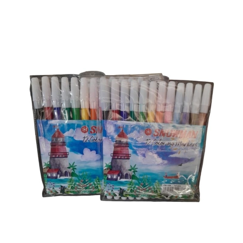 

Spidol 12 warna snowman