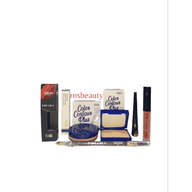 INEZ COLOR CONTOUR PLUS PAKET KECANTIKAN MAKE UP WAJAH
