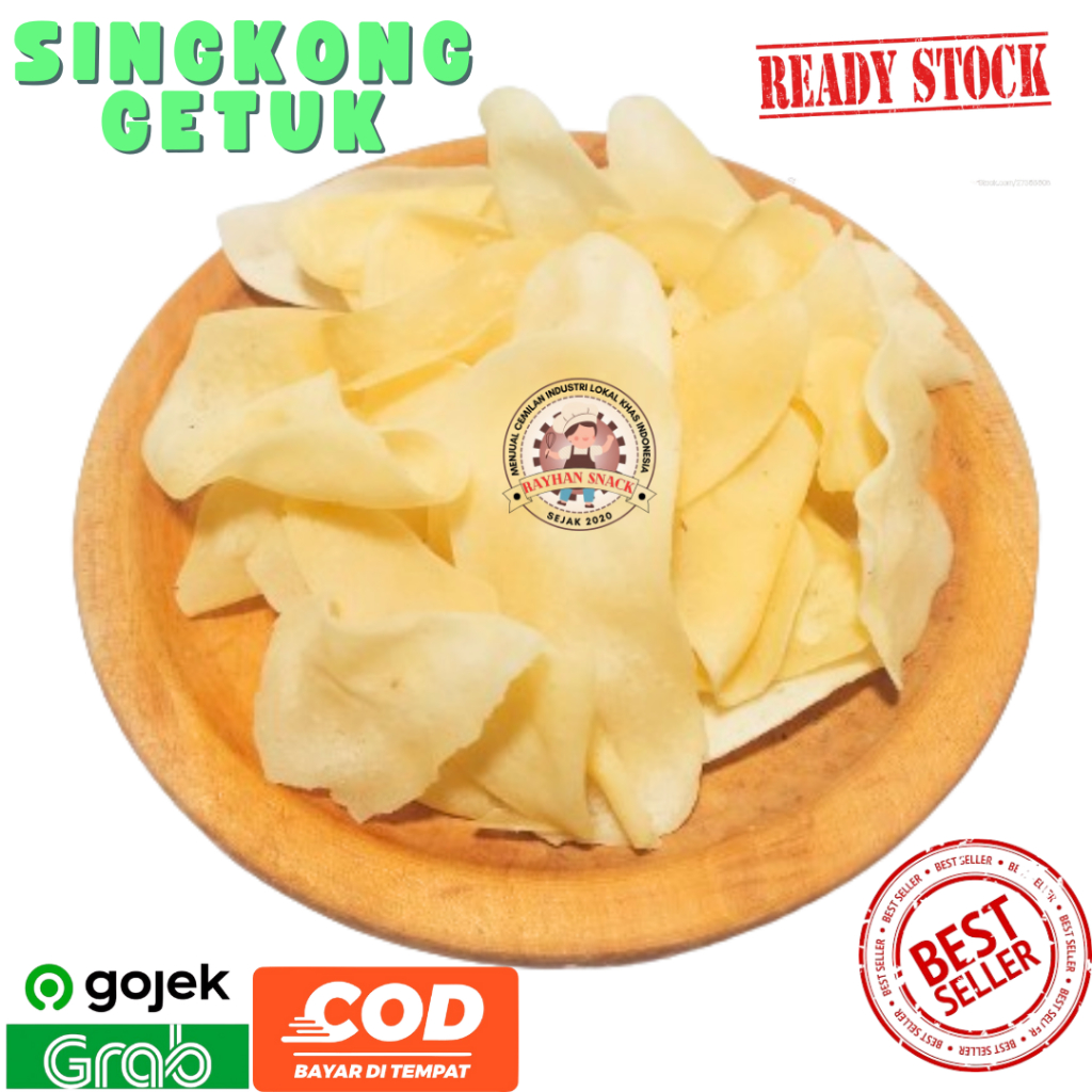 

Keripik Kripik Singkong GETUK Asin Gurih 250gr
