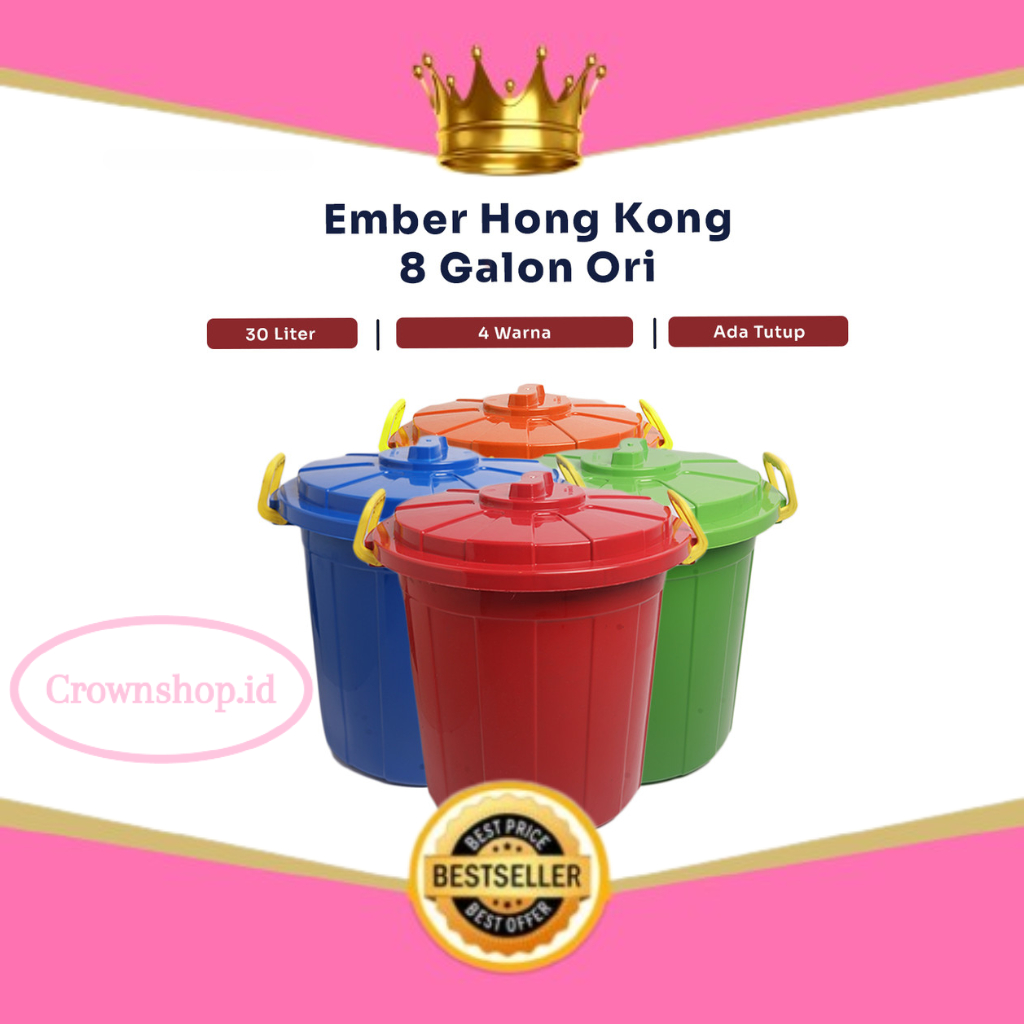 Ember Hongkong 8 Galon Ori Ember Serbaguna Ember Untuk Bak Mandi Kamar Mandi