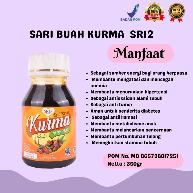 

Sari Kurma Asli SR12