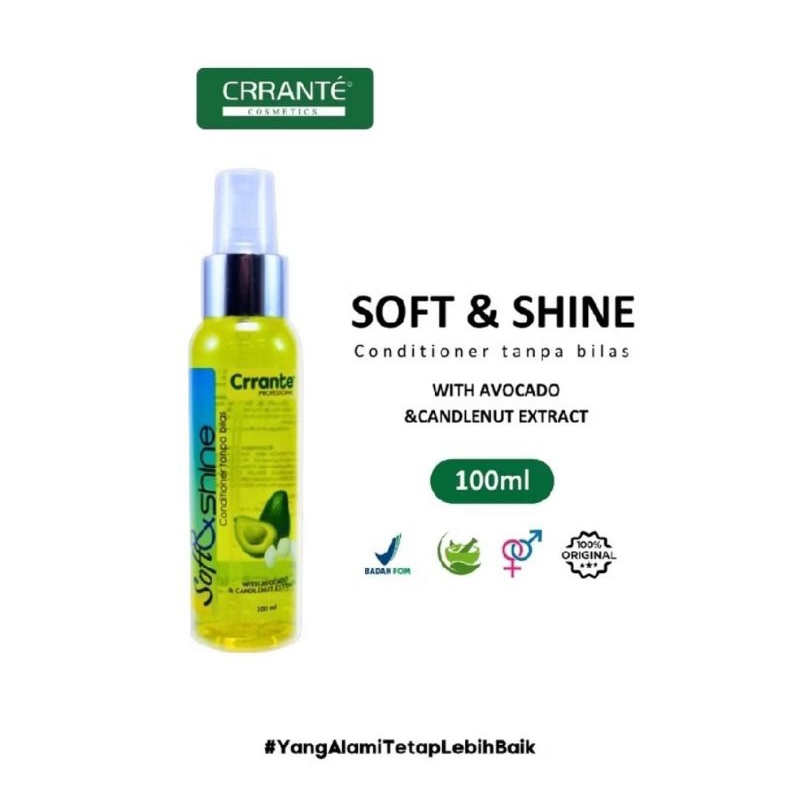 CRRANTE - Soft & Shine Conditioner Tanpa dibilas