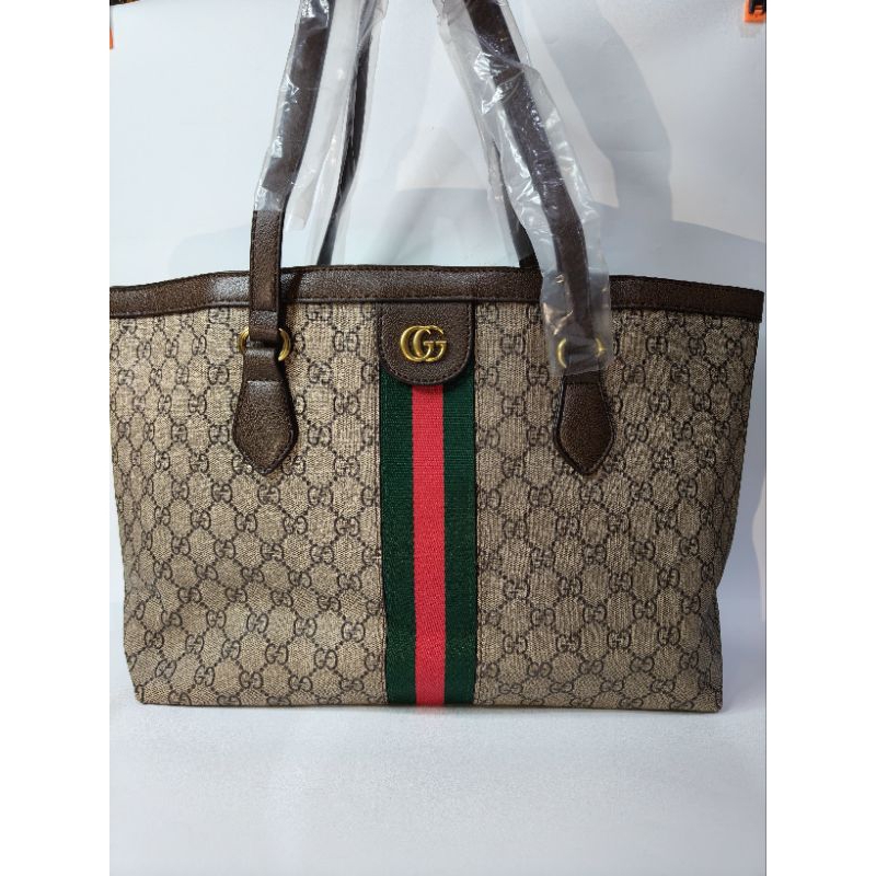 GUCCI OPHIDIA GG MEDIUM TOTE BAG