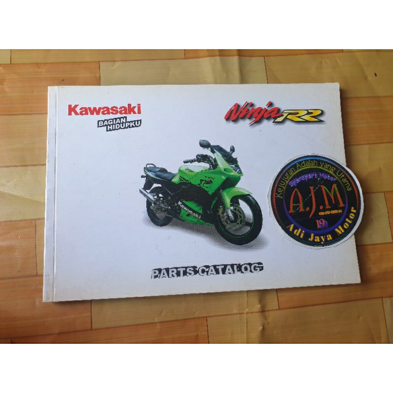 Buku Part Katalog Catalog Copian Kawasaki Ninja RR 2006-2010