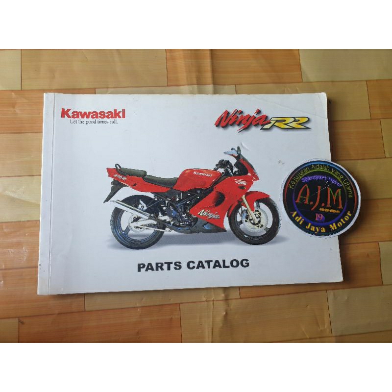 Buku Part Catalog Katalog Copian Kawasaki Ninja 150 RR 2003-2005