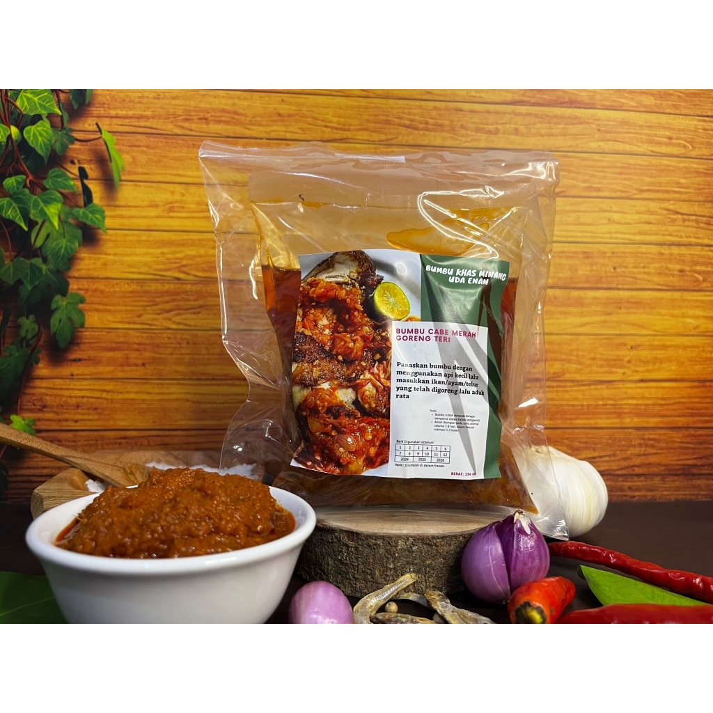 

Promo 7.7 BUMBU BALADO GORENG TERI 250gr KHAS MINANG
