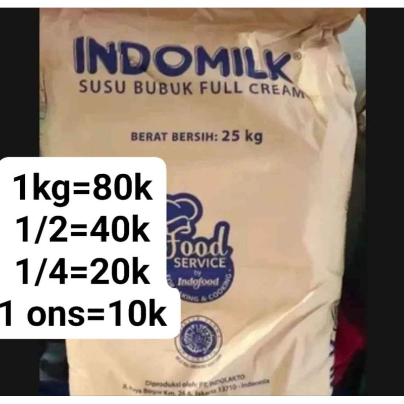 Indomilk susu bubuk full cream