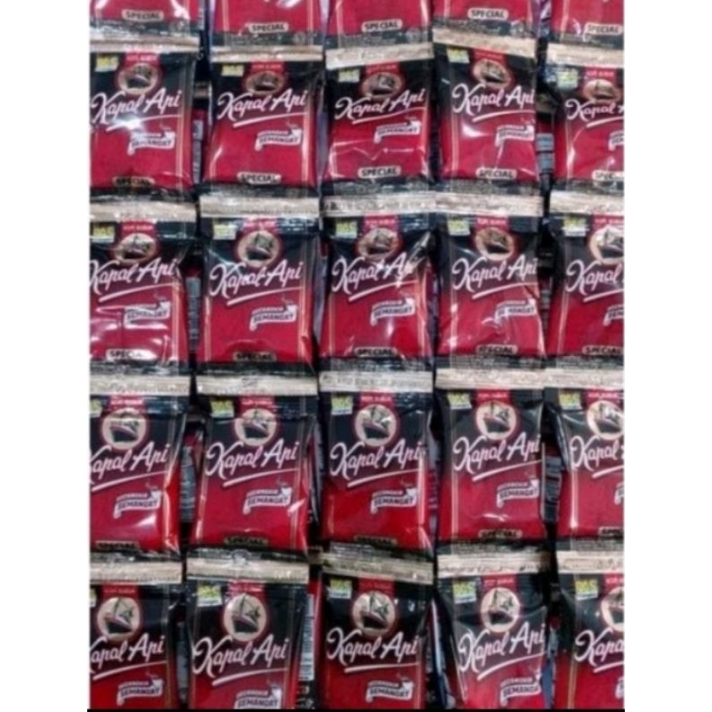 

Kopi kapal api 6gr, 1Renteng isi 10pcs tanpa gula