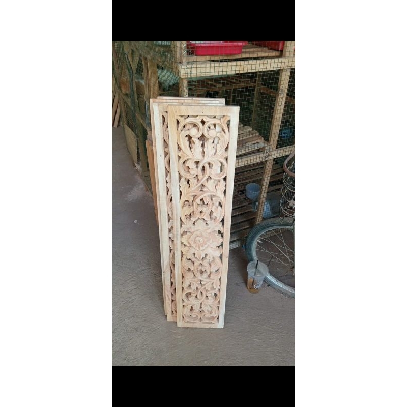 ornamen tebeng ukiran kayu 100x30