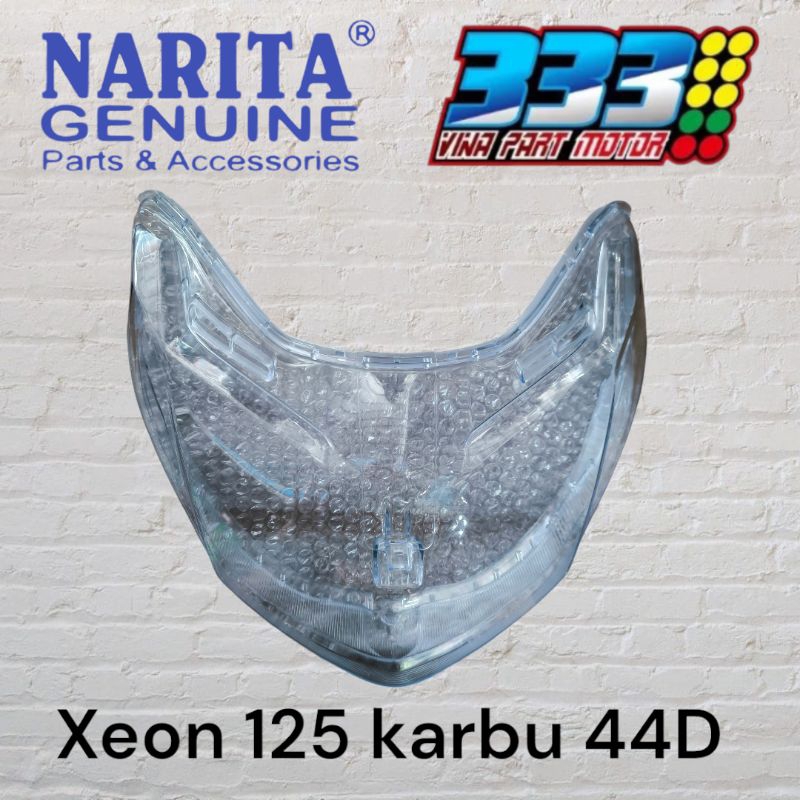 Mika lampu depan Yamaha Xeon 125 karbu kaca lampu depan Xeon karbu mika lampu xeon