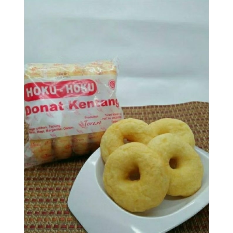 

HOKU DONAT KENTANG FREE GULA HALUS ISI 10