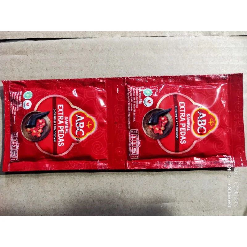 

Saos sambal abc extra pedas 15gr