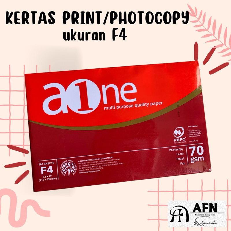 

kertas hvs merk aone ukuran f4