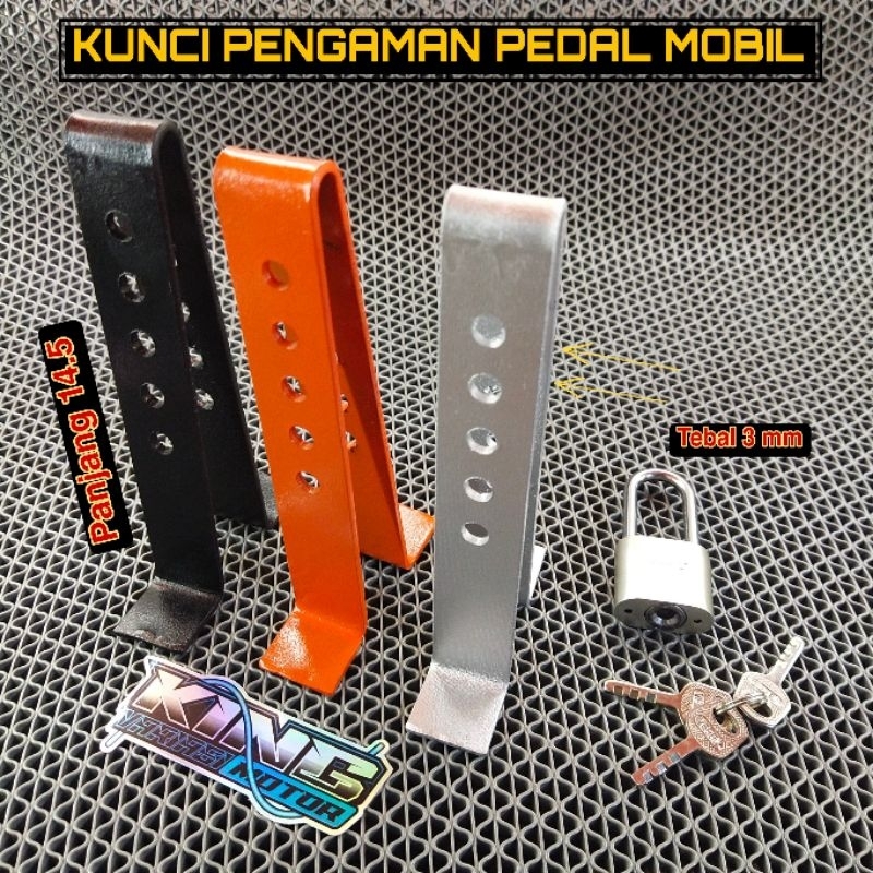 Kunci Pengaman Pedal Mobil Anti Maling Gembok Kopling