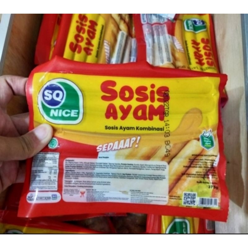 

So Nice sosis ayam kemasan 375 gram