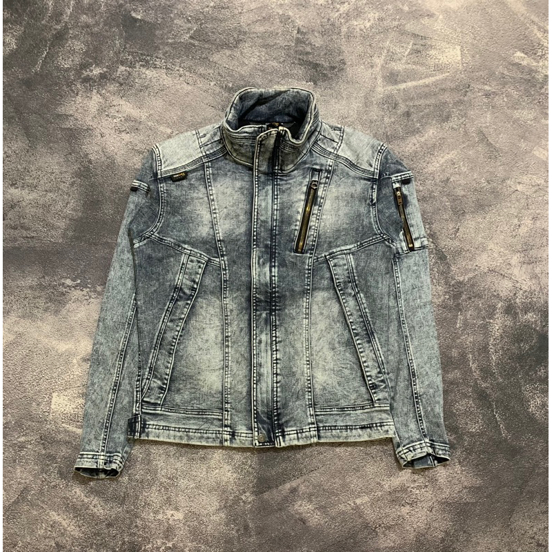 Jaket Racing denim Field Core x Cordura