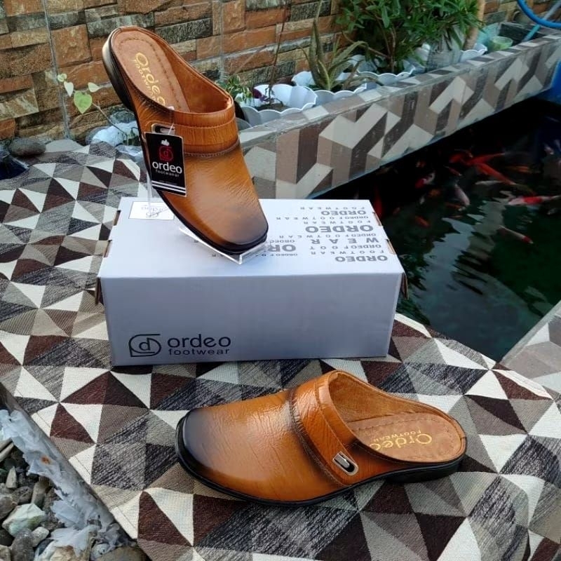 sepatu kulit bustong pria casual kwalitas premium