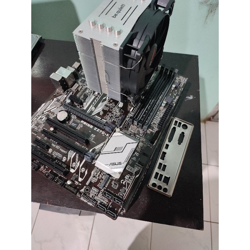 intel i7 7700 + asus prime z270k + hsf bequiet