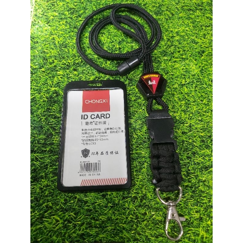 

lanyard id card hexa tali gantungan holder custom logo korps brimob