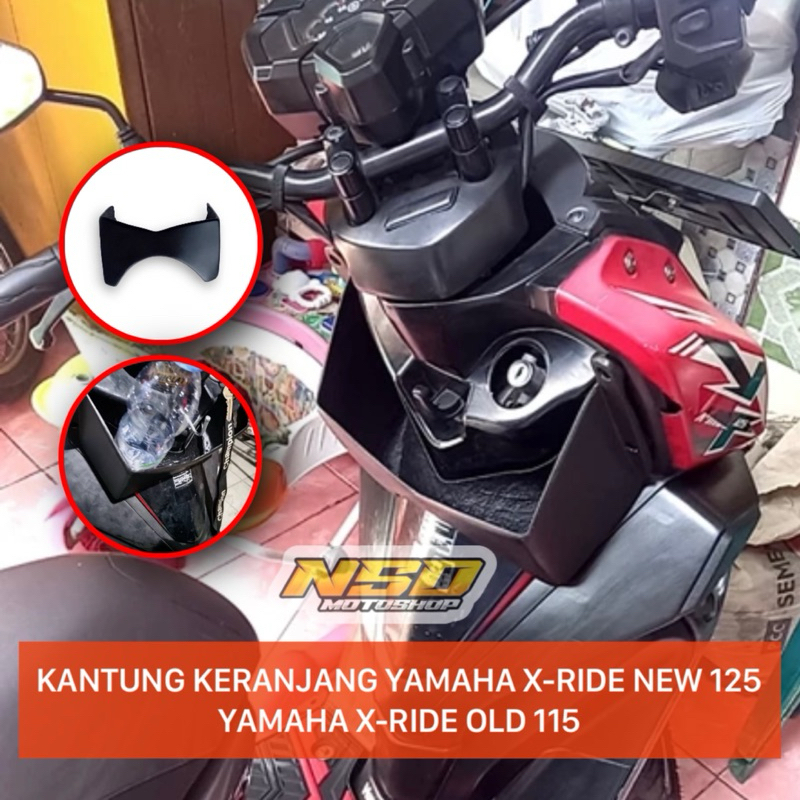 Aksesoris Yamaha Xride Keranjang Xride New 125 Side pocket X-ride 125 New