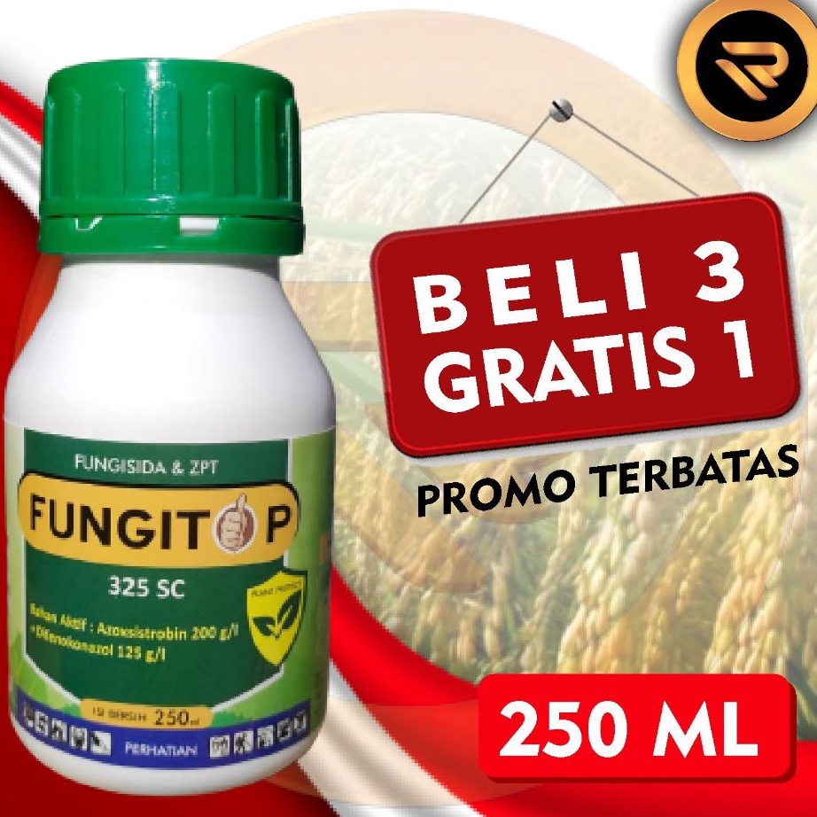 FUNGISIDA FUNGITOP 25ML BA AZOKSISTROBINDIFENOKONAZOLABACELABAMEKTINAMISTARTOPINSEKTISIDANATIVOSCORE