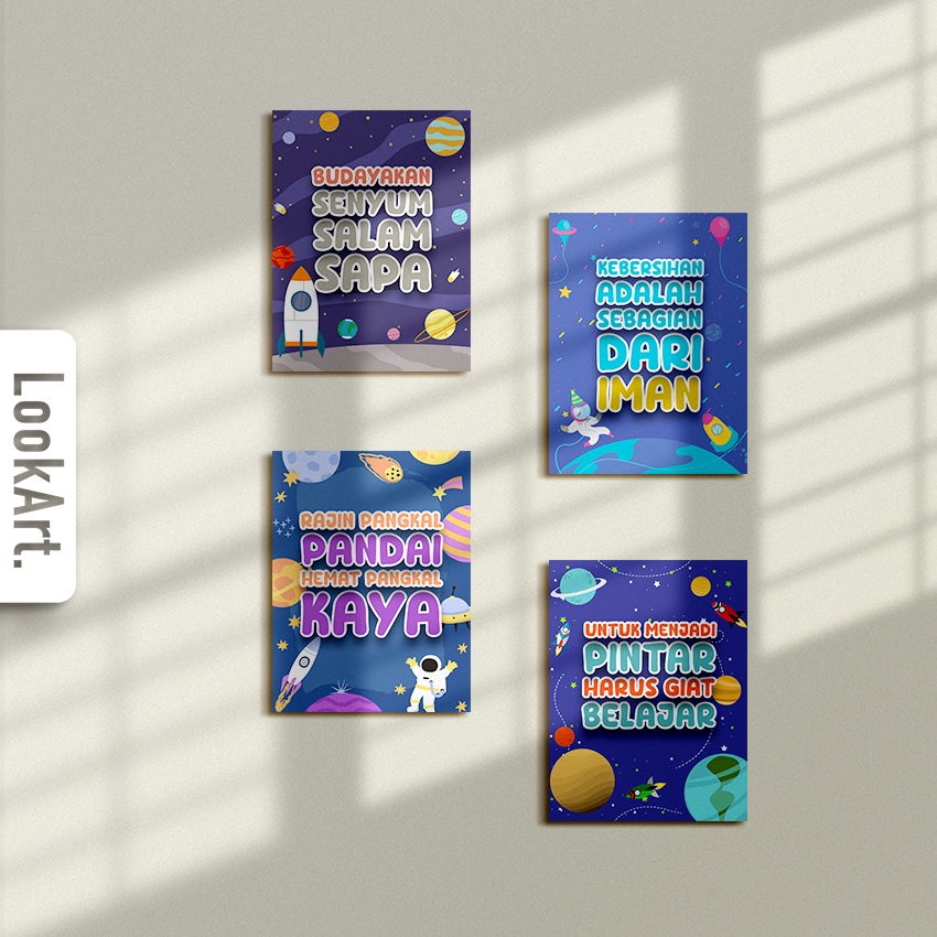 HIASAN DINDING QUOTES RUANG KELAS SEKOLAH PAJANGAN KAMAR ANAK SD TD SMP PAJANGAN DINDING KELAS SEKOL