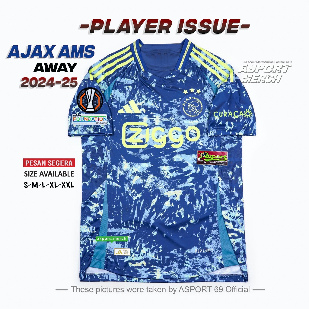 PLAYER ISSUE AJAX AWAY 2024 2025 PI