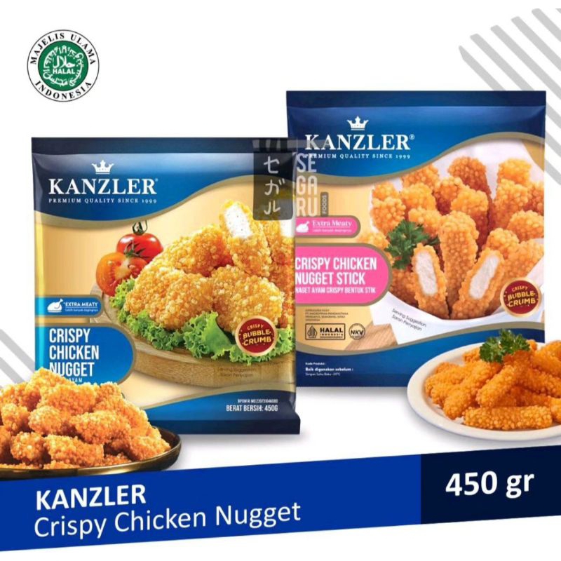 

Kanzler Nugget Buble Crispy stik 450gr