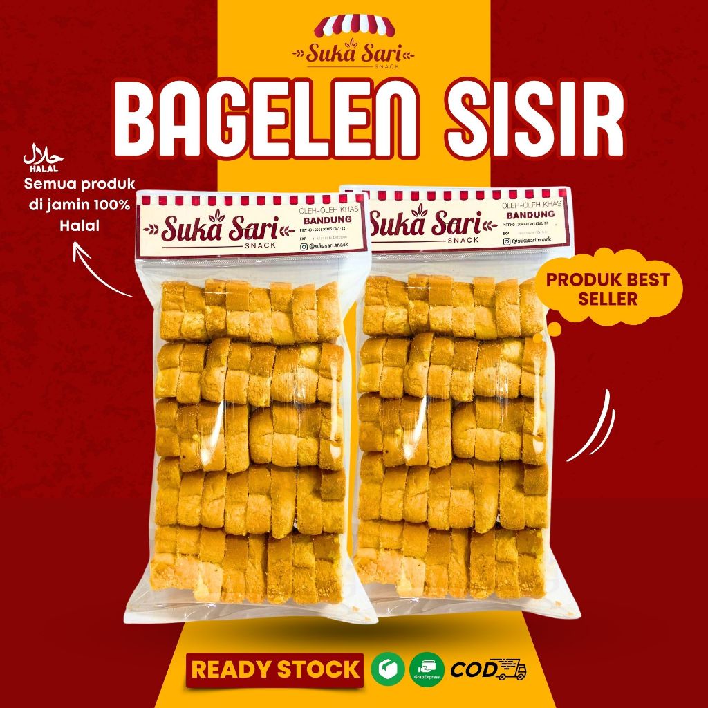 

Bagelen Manis Sisir Cemilan Snack Oleh-Oleh Bandung | Sukasari Snack