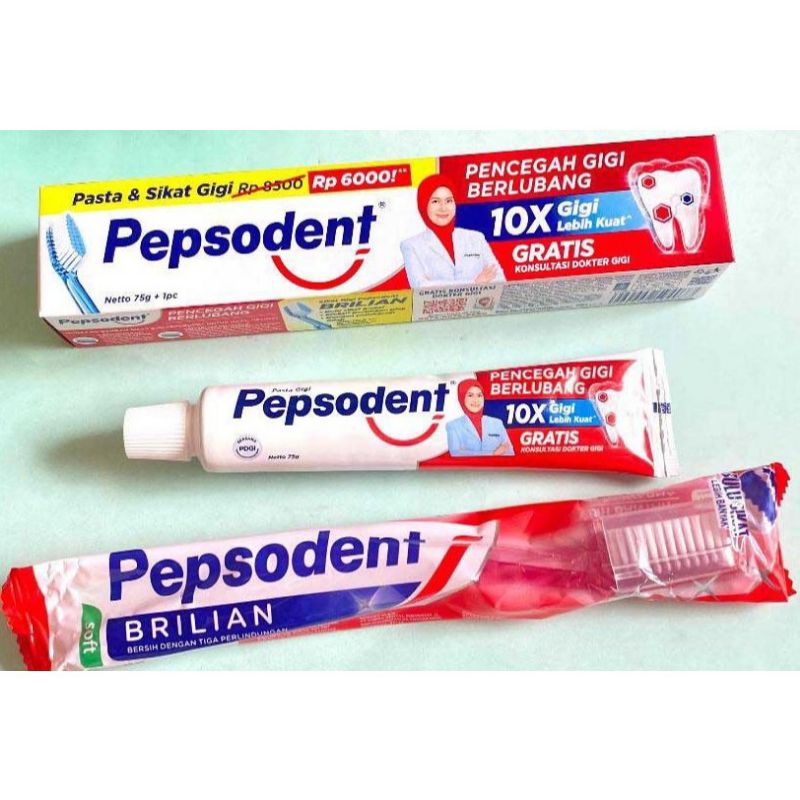 Pepsodent GRATIS sikat gigi || Pasta gigi + Sikat gigi