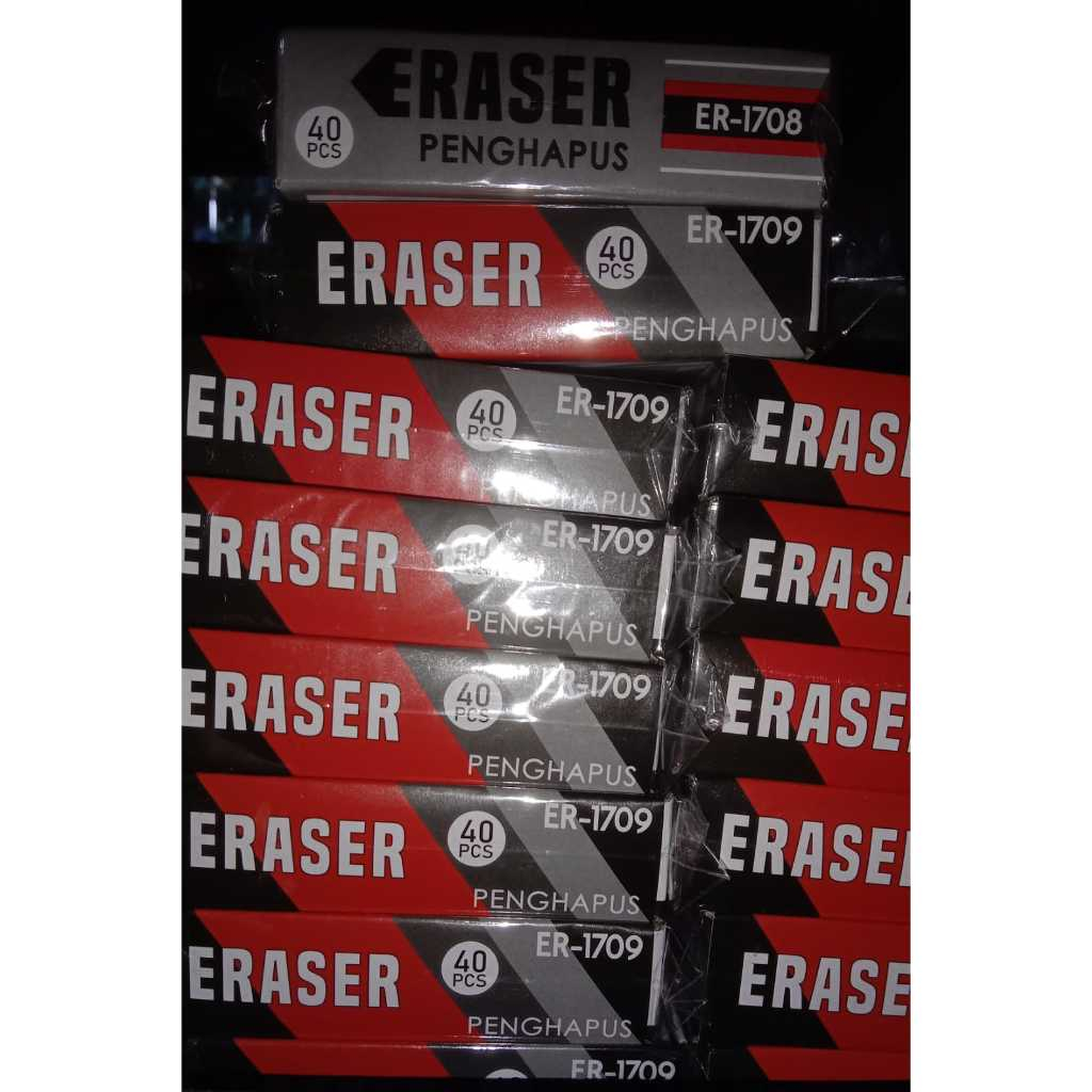 

Penghapus Pensil Squeezy Warna Hitam dan Putih ER-1709 / ER-1708
