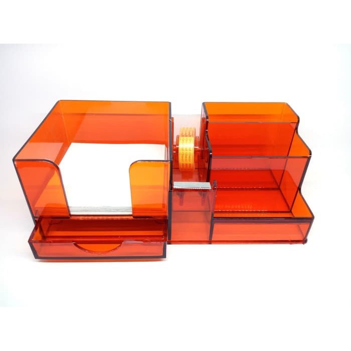 

DESK ORGANIZER TEMPAT PENSIL MICRODOT 83122 MEMO BLOCK CADDY SET
