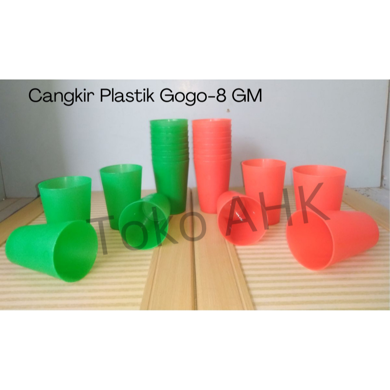 Cangkir Plastik Gogo-8 - Duralex-8 / Gajah Mada  / Plastik