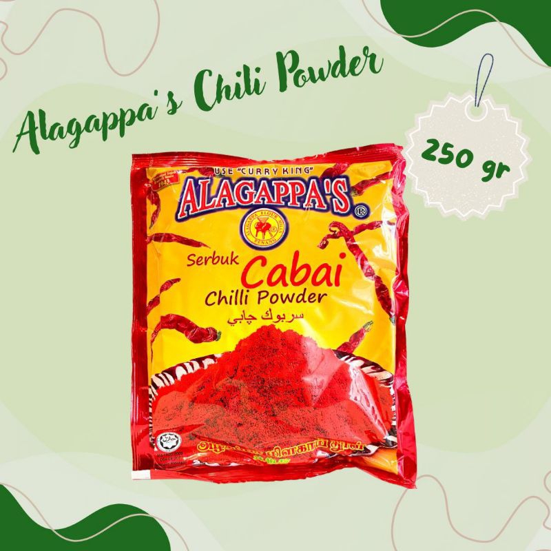 

SERBUK CABAI ALAGAPPAS / CHILI POWDER 230GR