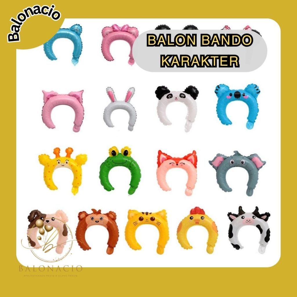 BALON BANDO SATUAN / BONDU BALON ANAK ANEKA KARAKTER