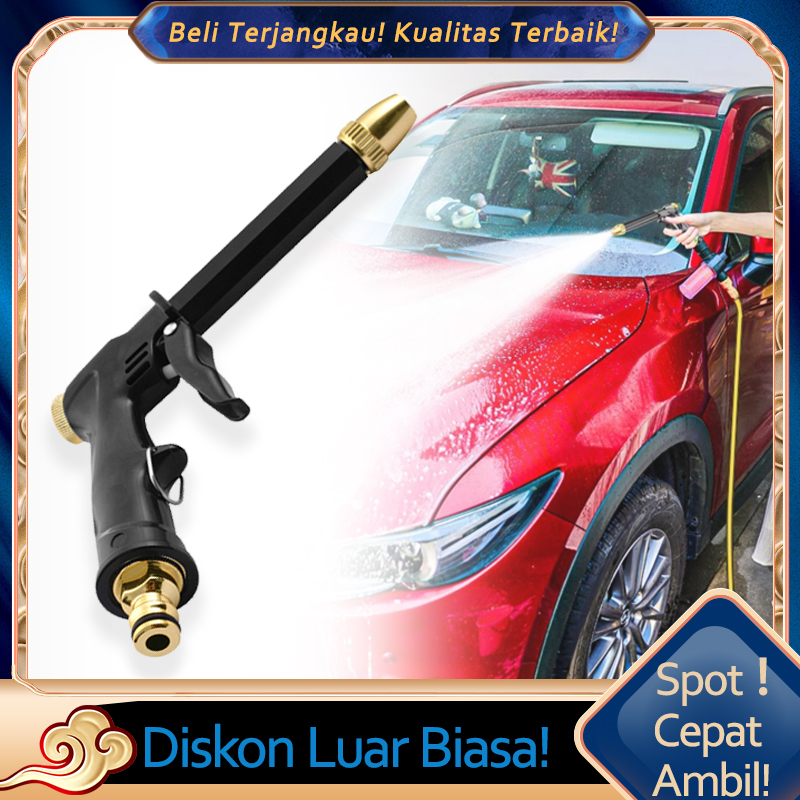 Kepala Semprotan Untuk Cuci Motor Mobil Semprotan Kuningan Spray Water Gun