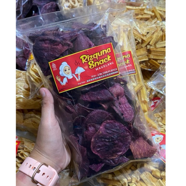 

Ubi Ungu Rizquna keripik Ubi